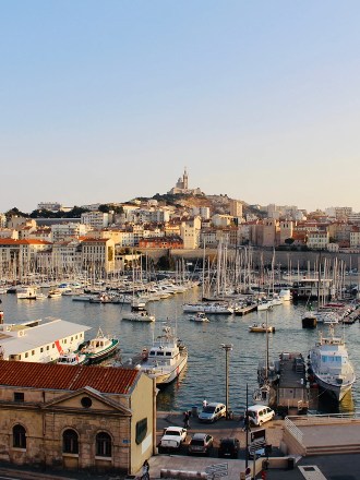 Photo of the Old Port of Marseille